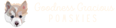 Goodness Gracious Pomskies Logo